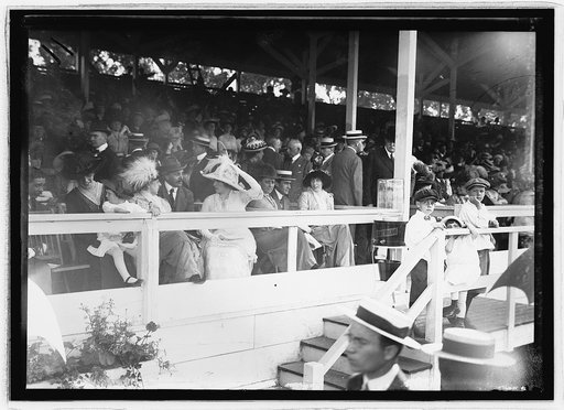 Miss Wilson & party horse show, May 3,1917