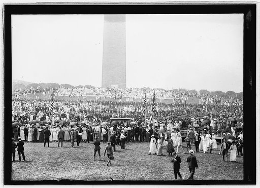 July 4, 1919; monument ground, Wash. D.C.