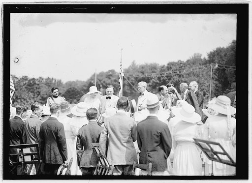 July 4, 1919; monument ground, Wash. D.C., International Festival of Peace