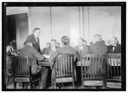 John Fitzpatrick testifying before Senate committee investigating steel strike, 7/25/19