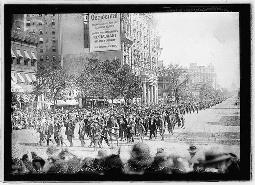 G.A.R. parade, [Washington, D.C.], 1915