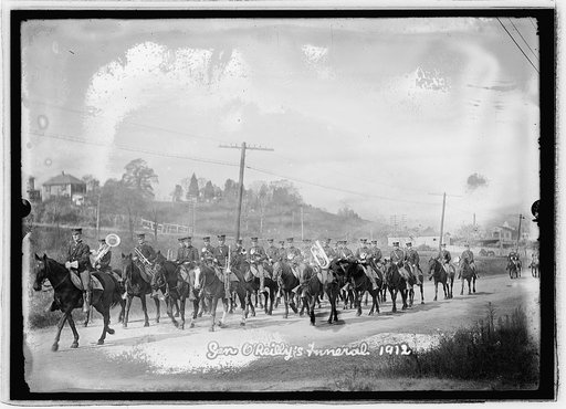 Military funeral, Gen. O'Reilly, 1912