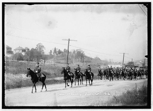 Military funeral, Gen. O'Reilly, 1912