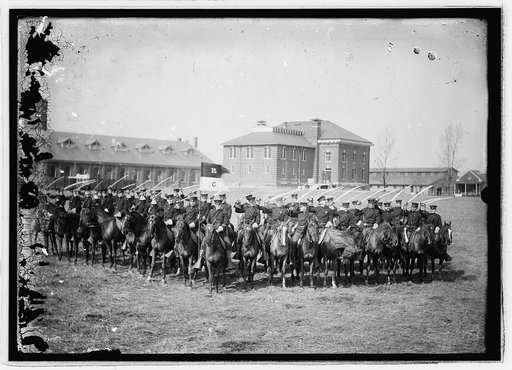 15th Cavalry at drill, 1913