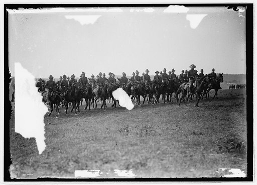 15th U.S. Calvary at drill, 1913