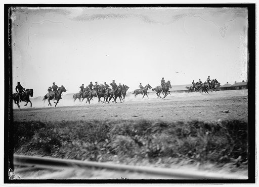 15th U.S. Calvary at drill, 1913