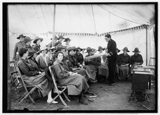 Women's Defense League camp, [Washington, D.C.], 1916