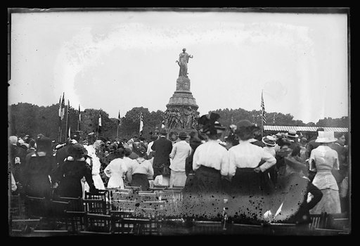 Unveiling Confederate monument, Arlington Cemetery, June 4, 1914