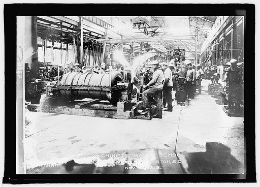 Machinists' Mates' School, Navy Yard, Charleston, S.C., Nov. 4, 1915