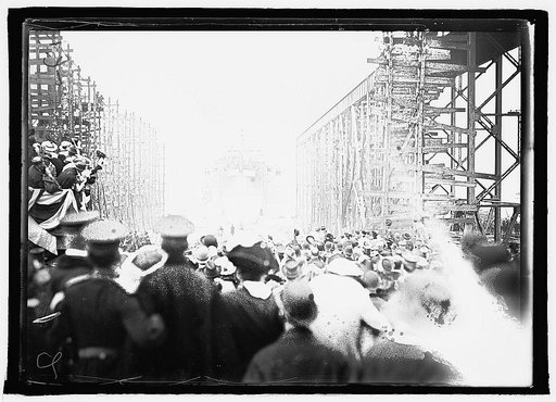Launching of Pennsylvania, 1915