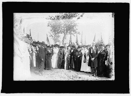 G.A.R. tree planting, Lincoln Memorial, [Washington, D.C.], Sept. 24, 1915