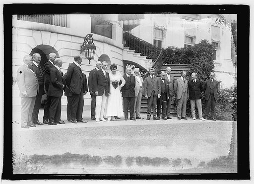 Democratic Committee at White House, [Washington, D.C.], Aug. 1916