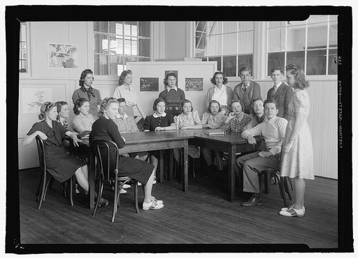 Montgomery High School students, c.1936, Md.