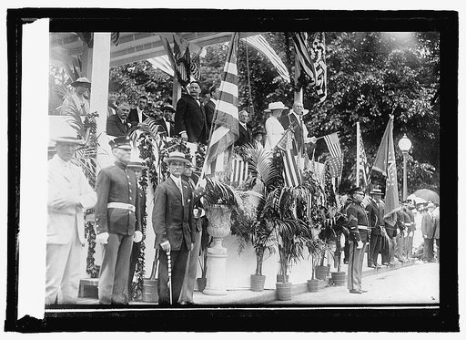 Pres. W. Wilson, Preparedness Parade, Wash., D.C., 1916