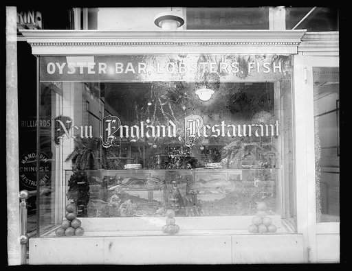 New England lunch room front