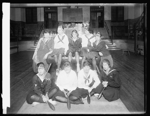 War risk, Gym. team, 1919, girls