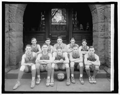 Y.M.C.A. basketball team, 1920