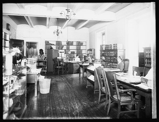 Reading room for blind, Library of Congress, [Washington, D.C.