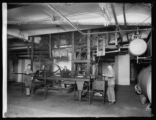 Book conveyer machinery, [Library of Congress, Washington, D.C.