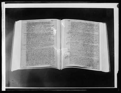 Congressional Library, Md. Land Record book, [Washington, D.C.
