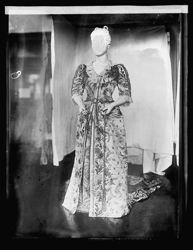Museum, old gowns, Mrs. Harrison