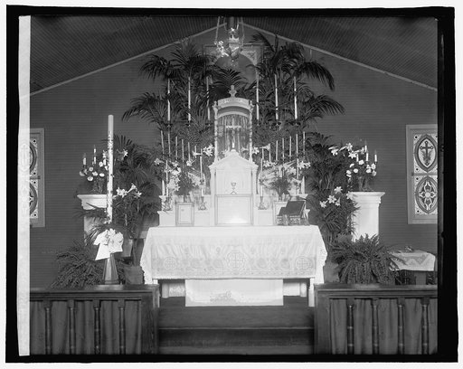 W.M. Nelson, church alter
