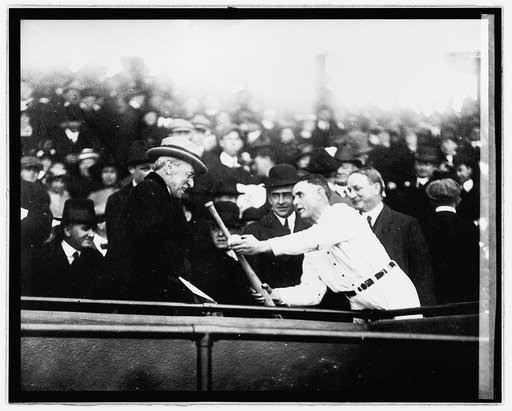 Opening game, 1913; Griffith & Wilson