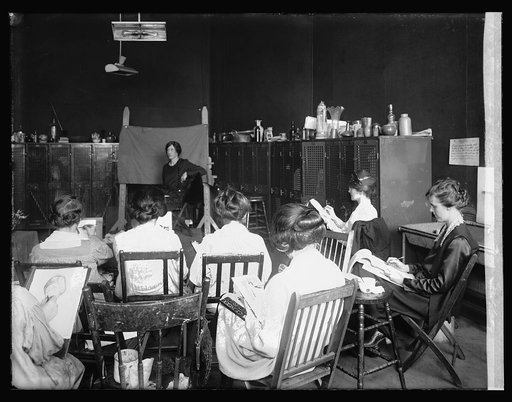 Drawing class, Corcoran Art Gallery, [Washington, D.C.