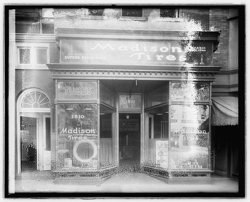 Madison tire shop front