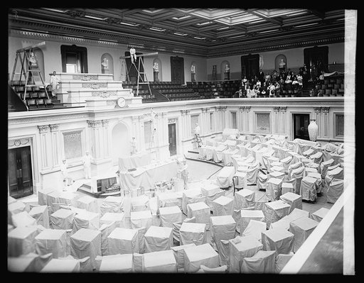 Senate being renovated, [Washington, D.C.