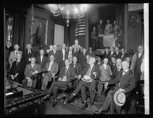 Secty. Baker & retired employees of War Dept.