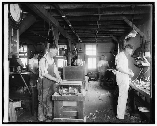 Salvage section, U.S. Govt. repair shop