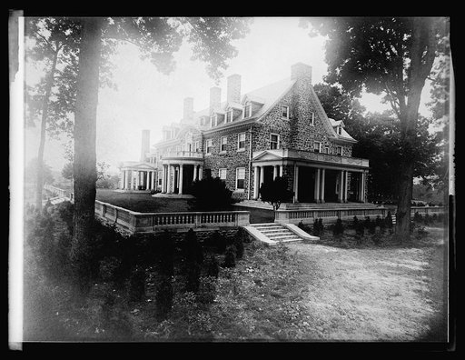 "Ayrshire" the house of Genl. J.A. Buchanan, Upperville, Va., where many of the [...] breakfastsand [.] balls are held