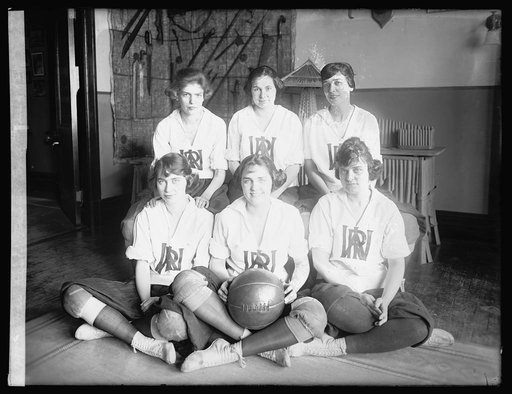 War risk basketball team, 1921