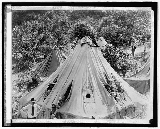 Tents, Lick Creek, W.Va., 4/12/22