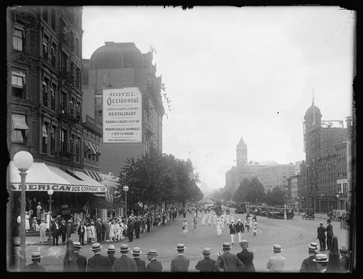 Preparedness parade, Pennsylvania Ave., Washington, D.C., 1916
