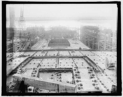 No. 566, Hull no. 3, April 25, '19. Virginia Shipbuilding Corp.