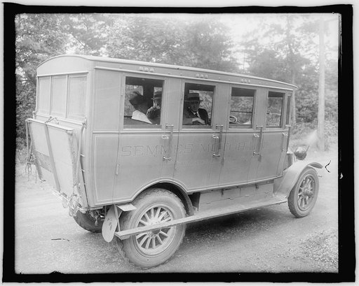 Bus, Washington and Leonardtown, July 1917