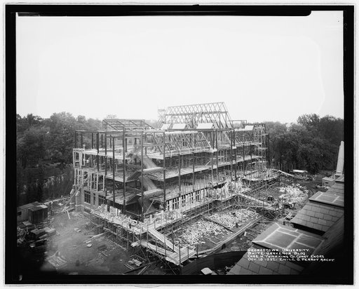 Georgetown University, [Washington, D.C.], White Gravenor bldg., Oct. 18, 1932 [Construction