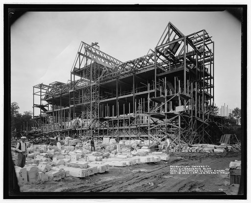 Georgetown University, [Washington, D.C.], White Gravenor bldg., Oct. 18, 1932 [Construction