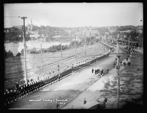 Admiral Schley's funeral, 1912