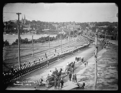 Admiral Schley's funeral, 1912