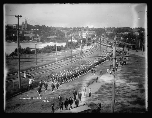 Admiral Schley's funeral, 1912
