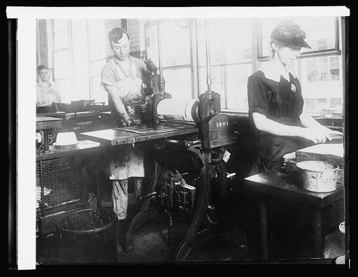 Bureau Eng. & Ptg. Printing money: type of motor device, hand press, [1914