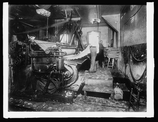 Bureau Printing & Engraving. Manufactureing macerated money pulp [.] board, [1914