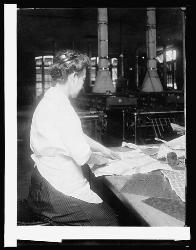 Bureau Engraving & Ptg., patching spoiled stamps, every stamp must be accounted for, [1914