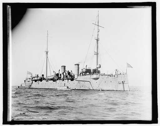 U.S.S. Baltimore, Hampton Roads, [Virginia], Dec 13, 1916