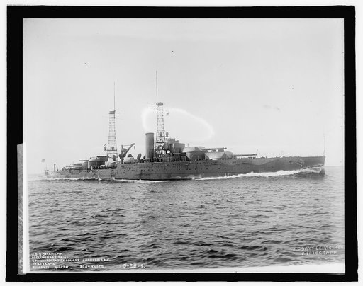 U.S.S. Oklahoma, Preliminary trial, Standardization Course, Rockland, Me., 1916, Jan 15