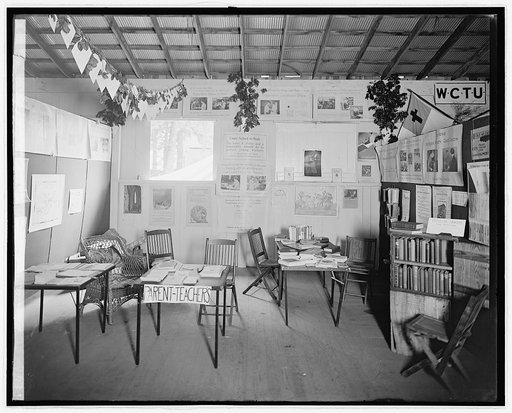 Rockville Fair, [Maryland], 1928, educational exhibits