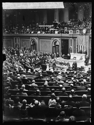 Pershing addressing Congress, [Washington, D.C.], 9/18/19